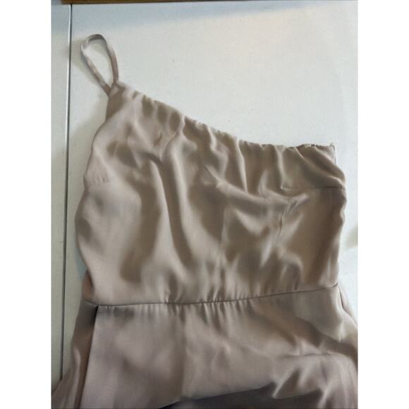 Show me your MuMu Womens Large shannon one shoulder maxi wedding cocktail dress - Picture 9 of 12